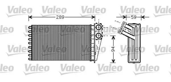Riscaldatore abitacolo 812338 VALEO per PEUGEOT 307 307 SW 307 Break 307 CC