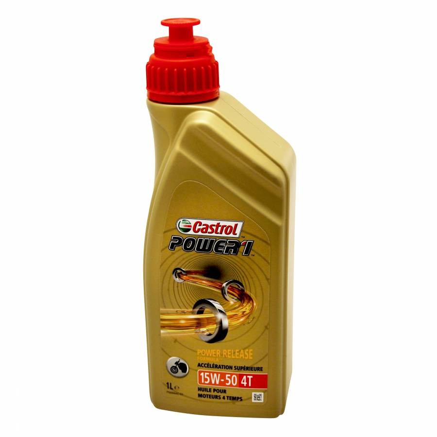 Olio motore 4 tempi Castrol Power 1 4T 15W50 (1 l) semisintetico