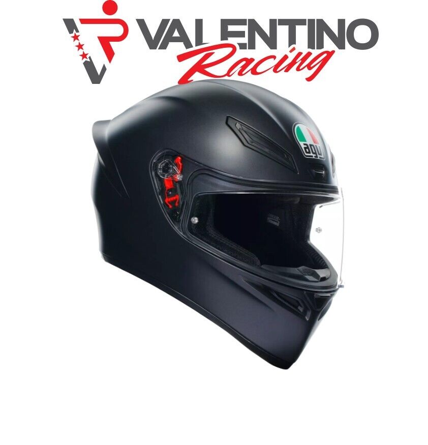 CASCO MOTO INTEGRALE AGV K1 S MATT BLACK NERO OPACO MIS. M