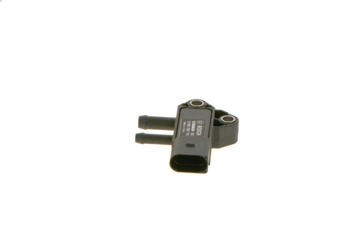 Sensore, Pressione gas scarico BOSCH 0 986 280 718 per 3 (BM, BN) 1.5 2016-2019