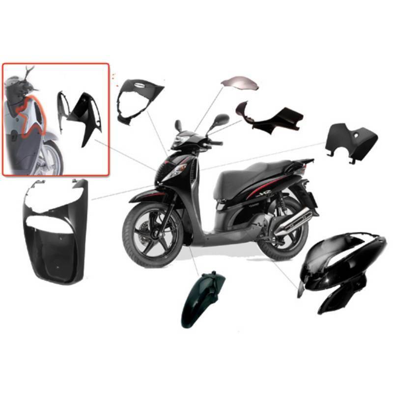 77366850 KIT CARENE CARENA PLASTICHE SCOCCHE PER HONDA SH i 125 150 2005 2008 N