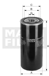 Filtro olio Filtro ad avvitamento WD 13 145/18 MANN-FILTER