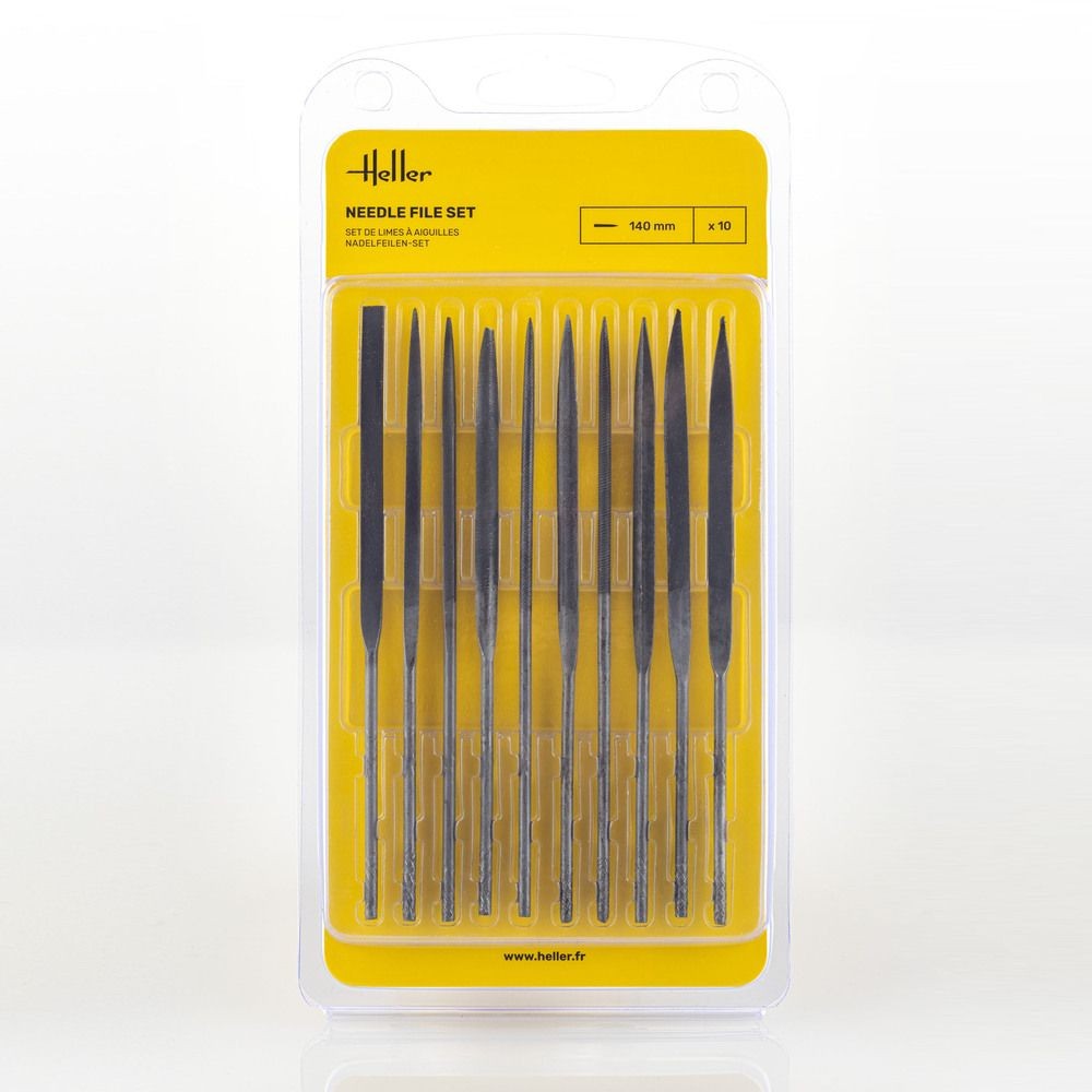 HELLER 99004 SET DI UTENSILI LIME AD AGHI (10 PEZZI)