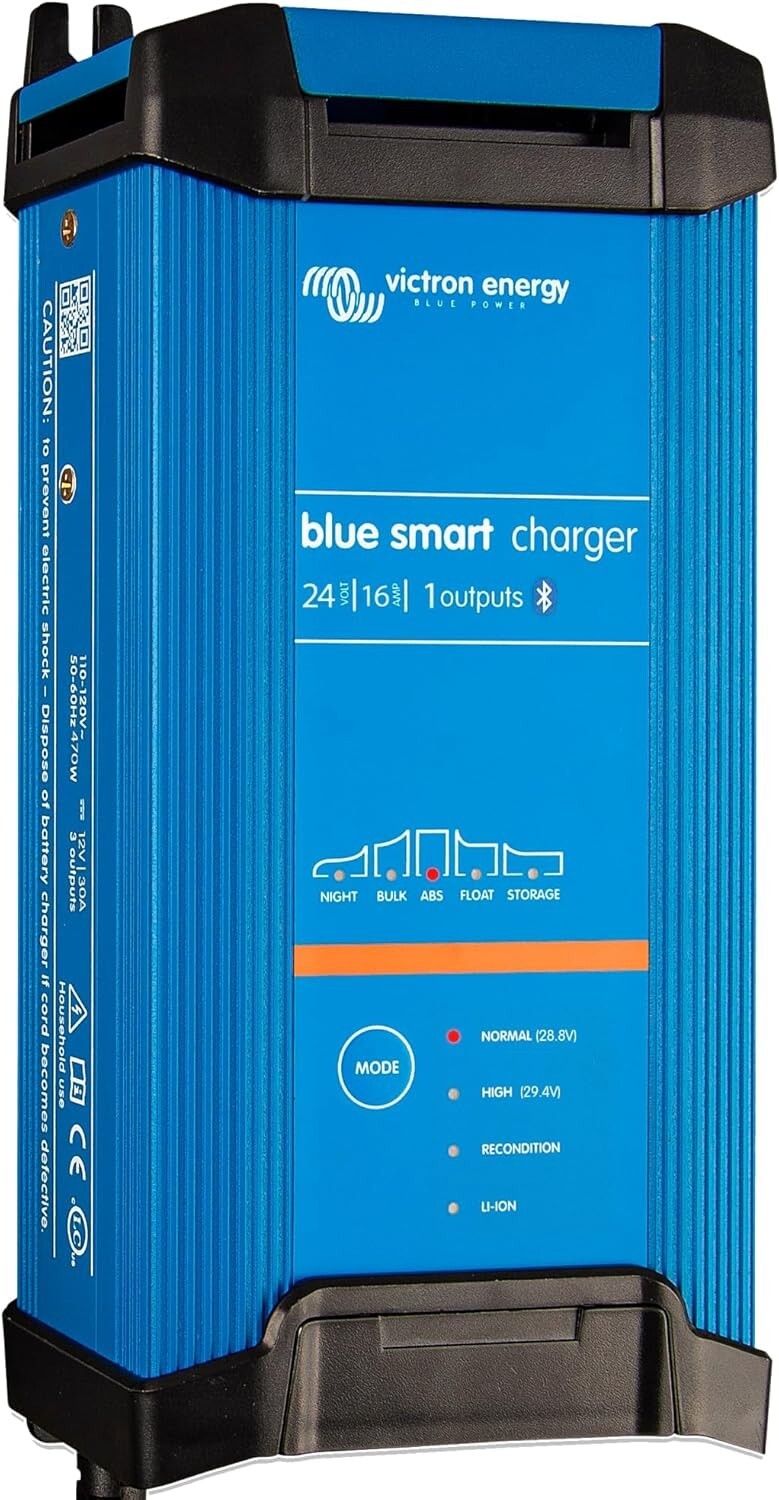 Victron Blue Smart IP22 24V 16A Caricatore Batteria Bluetooth Camper Barca Auto