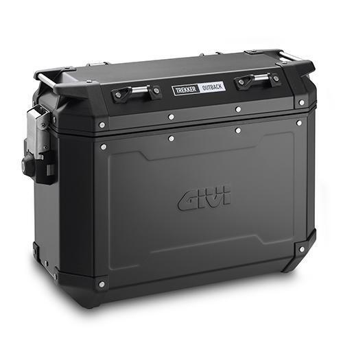 Valigia laterale sinistra Givi Trekker Outback Black Line alluminio 37 litri lt