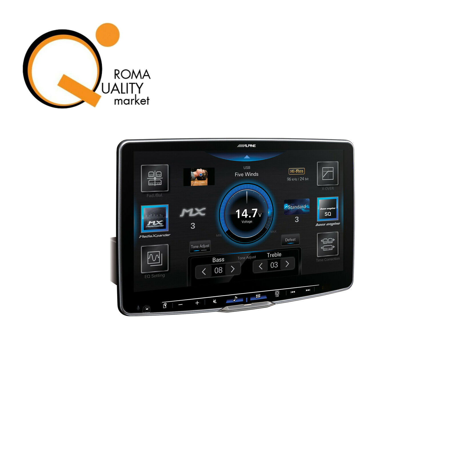 ALPINE iLX-F115D Autoradio Monitor 11" HD DAB+ USB BT HDMI Android Apple Halo 11