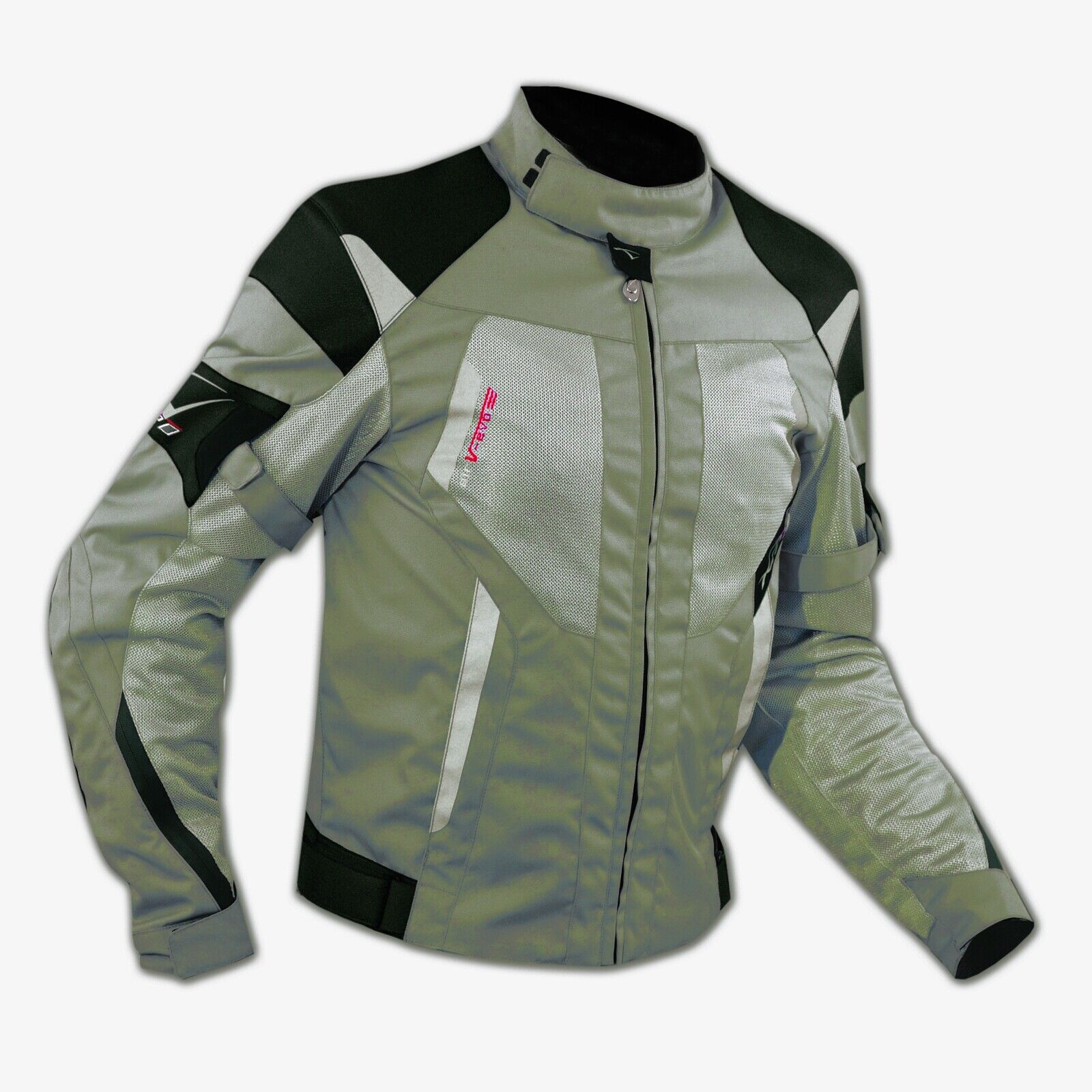 Mesh Motorbike Motorcycle Waterproof Armours Textile Touring Jacket Grey XL