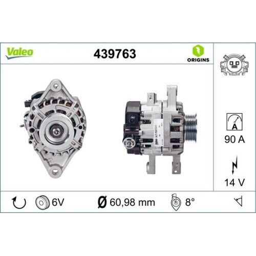 Alternatore Valeo 439763 Valeo Origins New Oe Technology per Toyota