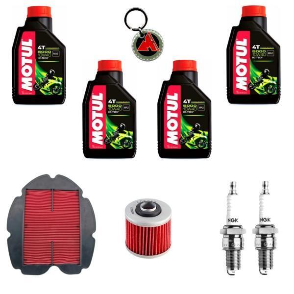 Kit Tagliando Olio Motul Filtri Candele Yamaha TDM 900 2002 2003 2004 2005 2006