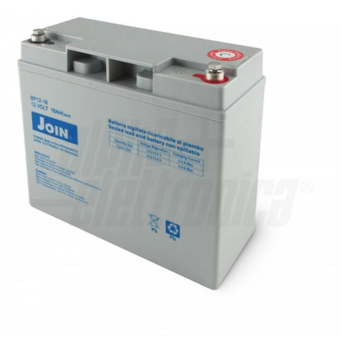 BATTERIA AL PIOMBO AGM ALPHA ELETTRONICA, 12V 18AH, VITE M5. ALP BP12-18