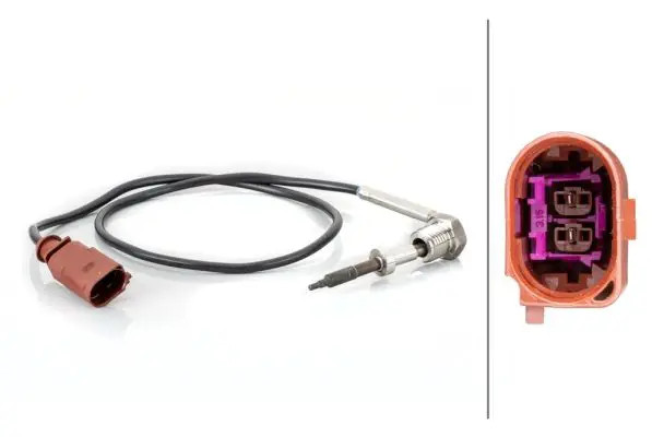 Sensore temperatura gas di scarico 6PT 014 494-761 HELLA per VW CC B7