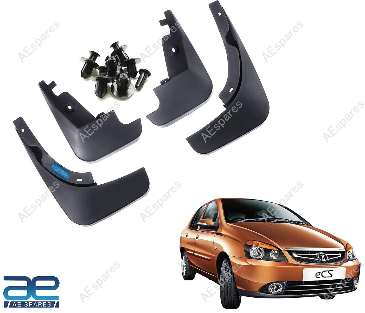 Fango Flap Set Di 4 Compatibile Con Tata Indica ECS Cs V2 ECS