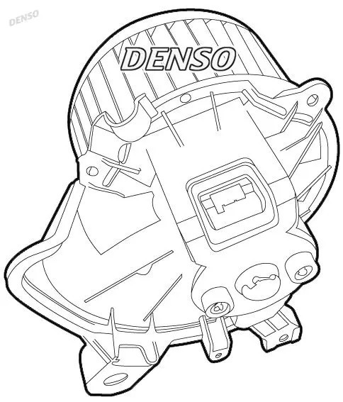 Ventola abitacolo per veicolo con guida a Sx DEA01010 DENSO per ALFA ROMEO MITO
