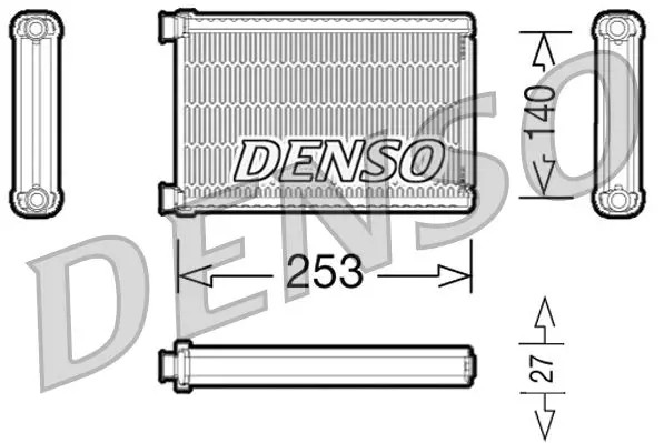 Riscaldatore abitacolo DRR05005 DENSO per BMW 3 1 1 Cabriolet 1 Coupé