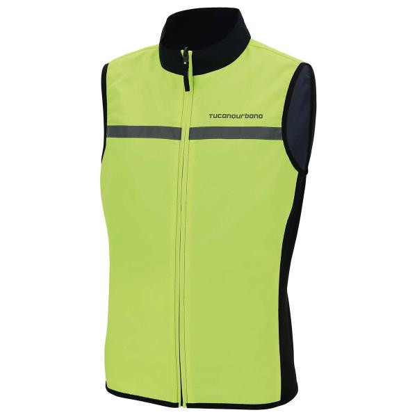 Gilet alta visibilit? Tucano Urbano Nano Switch Blu Scuro-Giallo Fluo | XXL-3XL