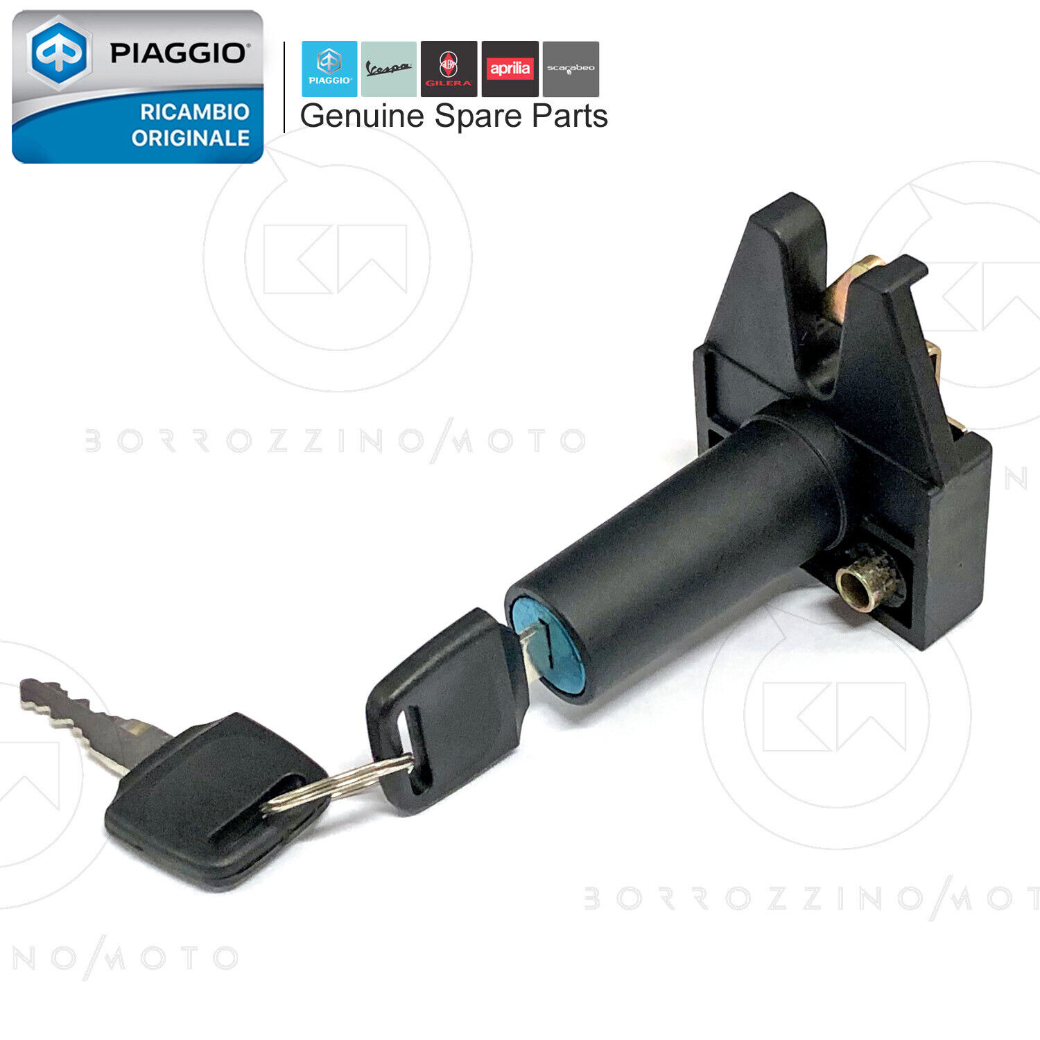 SERRATURA SELLA COMPLETA DI CHIAVI ORIGINALE PIAGGIO VESPA COSA 2 125 1991-1997