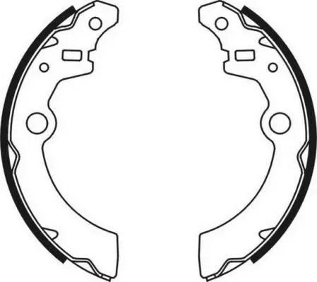 Ganasce freno Assale posteriore C08021ABE ABE per SUZUKI IGNIS I IGNIS II