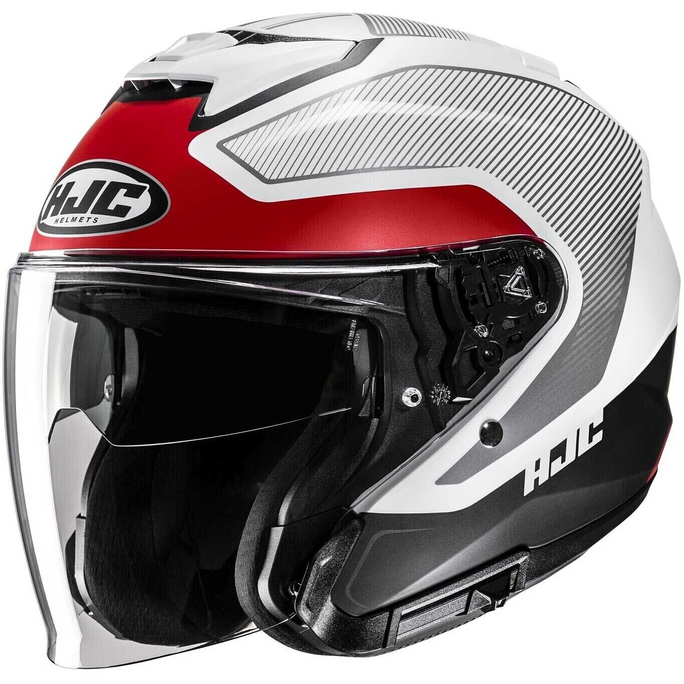 CASCO JET HELMET CAPACETE MOTO HJC I31 TEVIS MC1SF ROSSO NERO BIANCO TG S