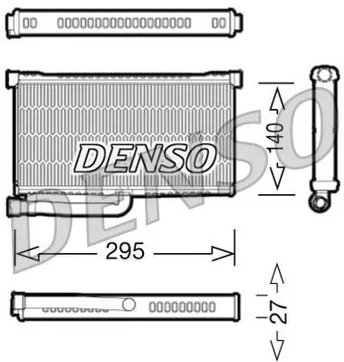 Riscaldatore abitacolo DRR02004 DENSO per AUDI A6 C6 Avant A6 C5 A6 C6