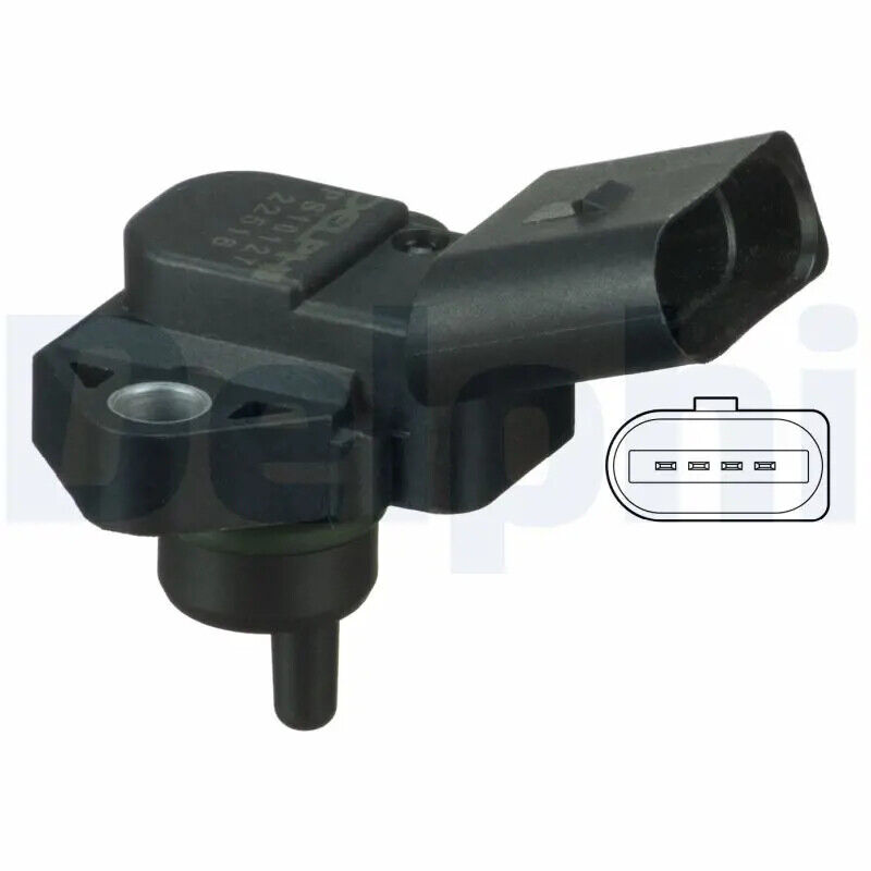 Sensore pressione sovralimentazione PS10127 DELPHI per VW AUDI SEAT SKODA FORD
