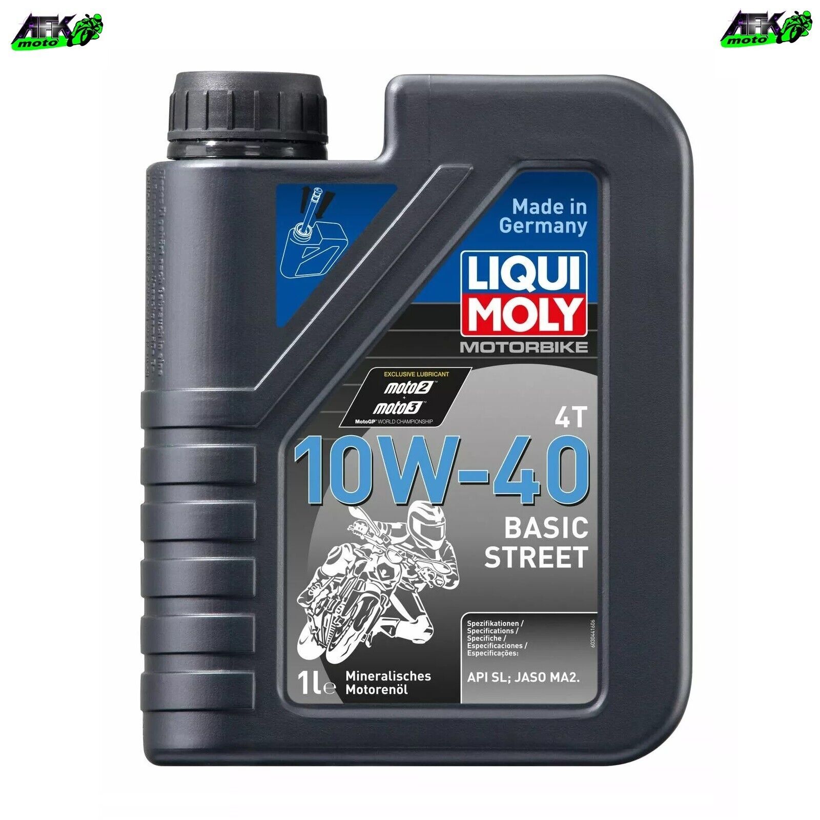 Olio Motore Liqui Moly Basic Street Minerale 4t 10w-40 per Moto Scooter 1 Litro