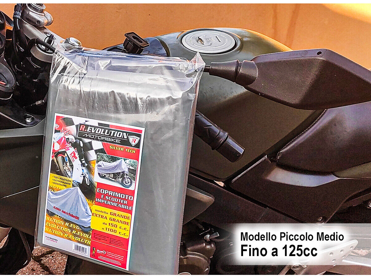 Telo Coprimoto Universale Impermeabile Antistrappo Modello Piccolo Medio Fino a