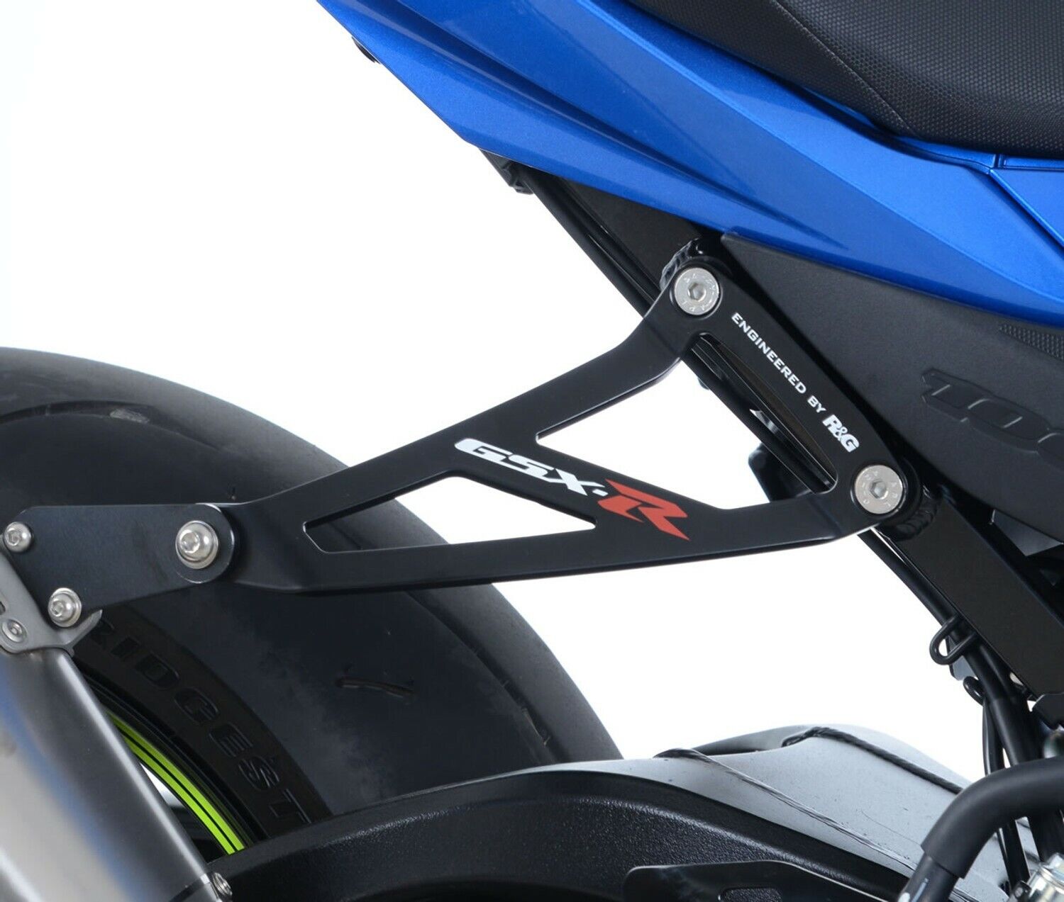 STAFFA SCARICO R&G PER SUZUKI GSX-R 1000 2017 > 2023 NERO EH0077BK