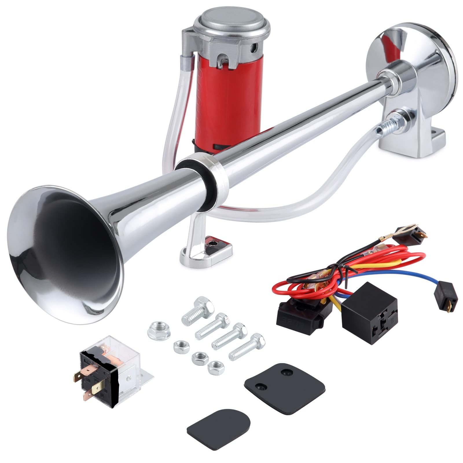 Rupse Clacson Camion,150dB Trombe Auto 12V,Air Horn Clacson con (M4F)