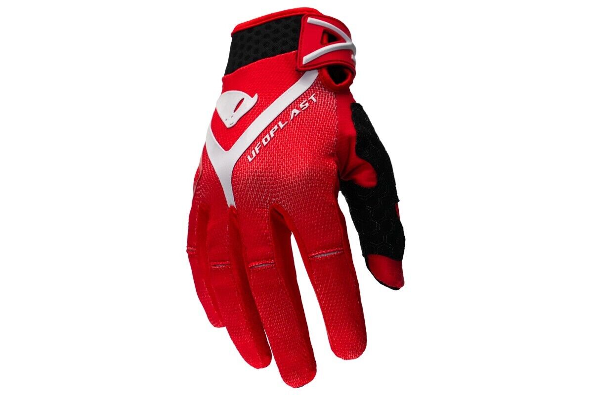 GUANTI MOTOCROSS HAYES ROSSO E BIANCO TG.XL UFO