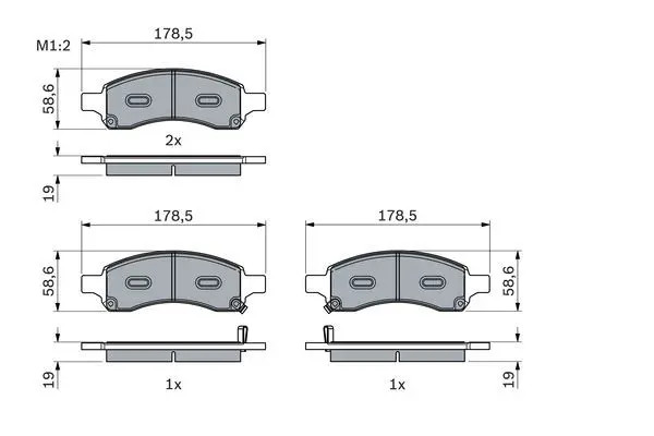 Pastiglie freno 0 986 494 966 BOSCH