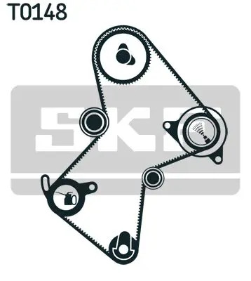 Kit cinghia distribuzione VKMA 06115 SKF per VOLVO RENAULT