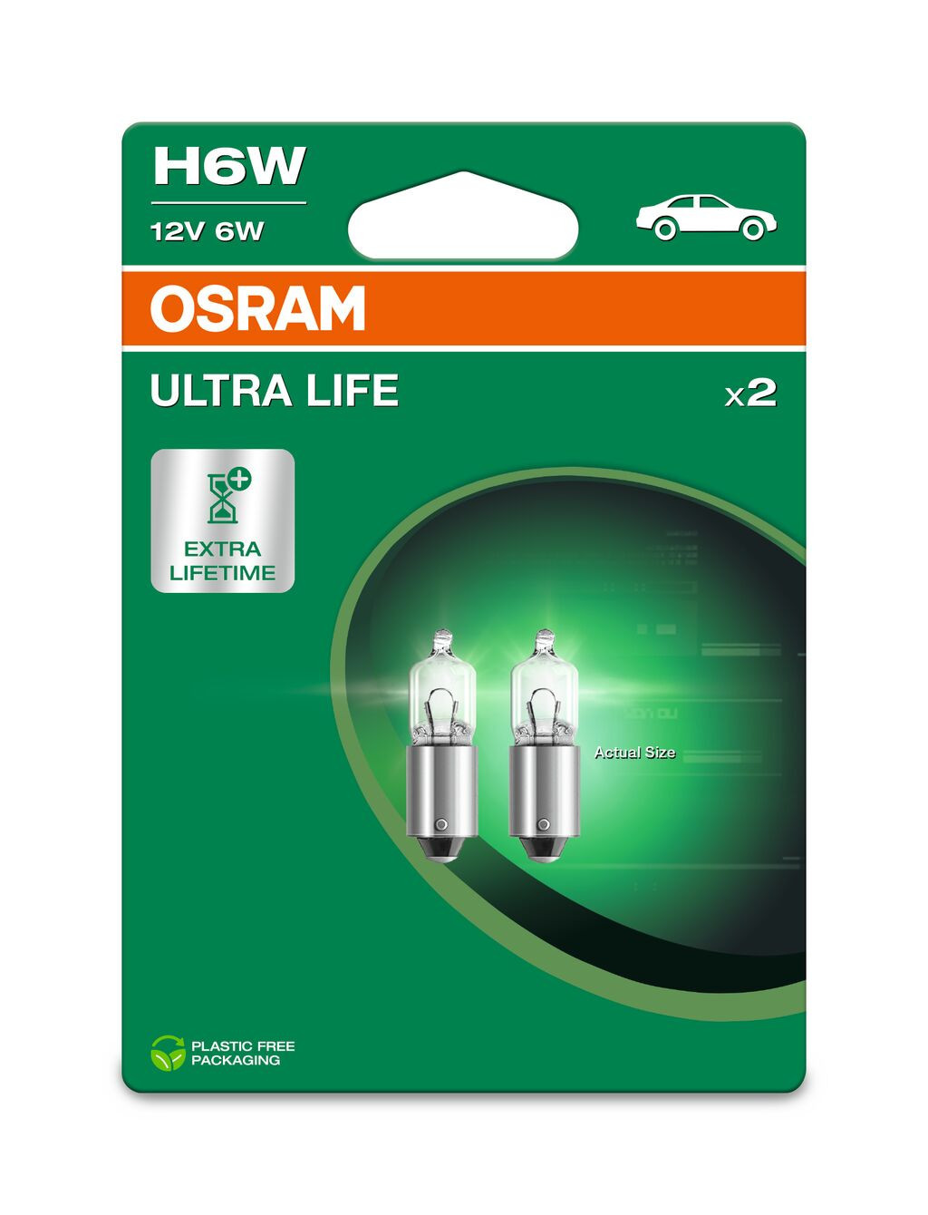OSRAM H6W Bax9s 64132ULT-2BL 12V (bulbi duo)