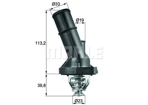 Termostato TI 202 82 MAHLE per MAZDA FORD