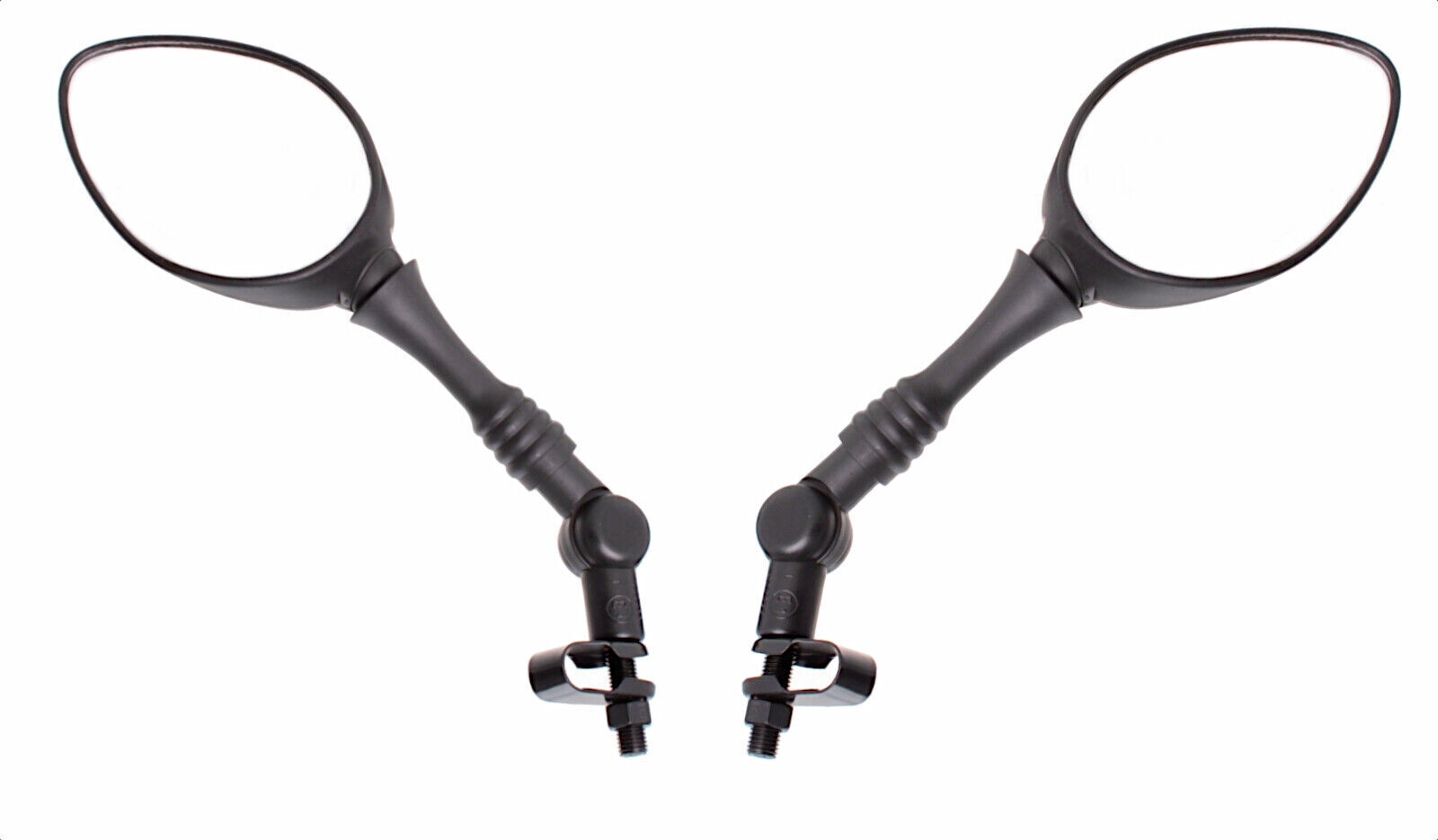 Specchio retrovisore Coppia di specchi retrovisori M10 E4 NERO NERO ATV QUAD END