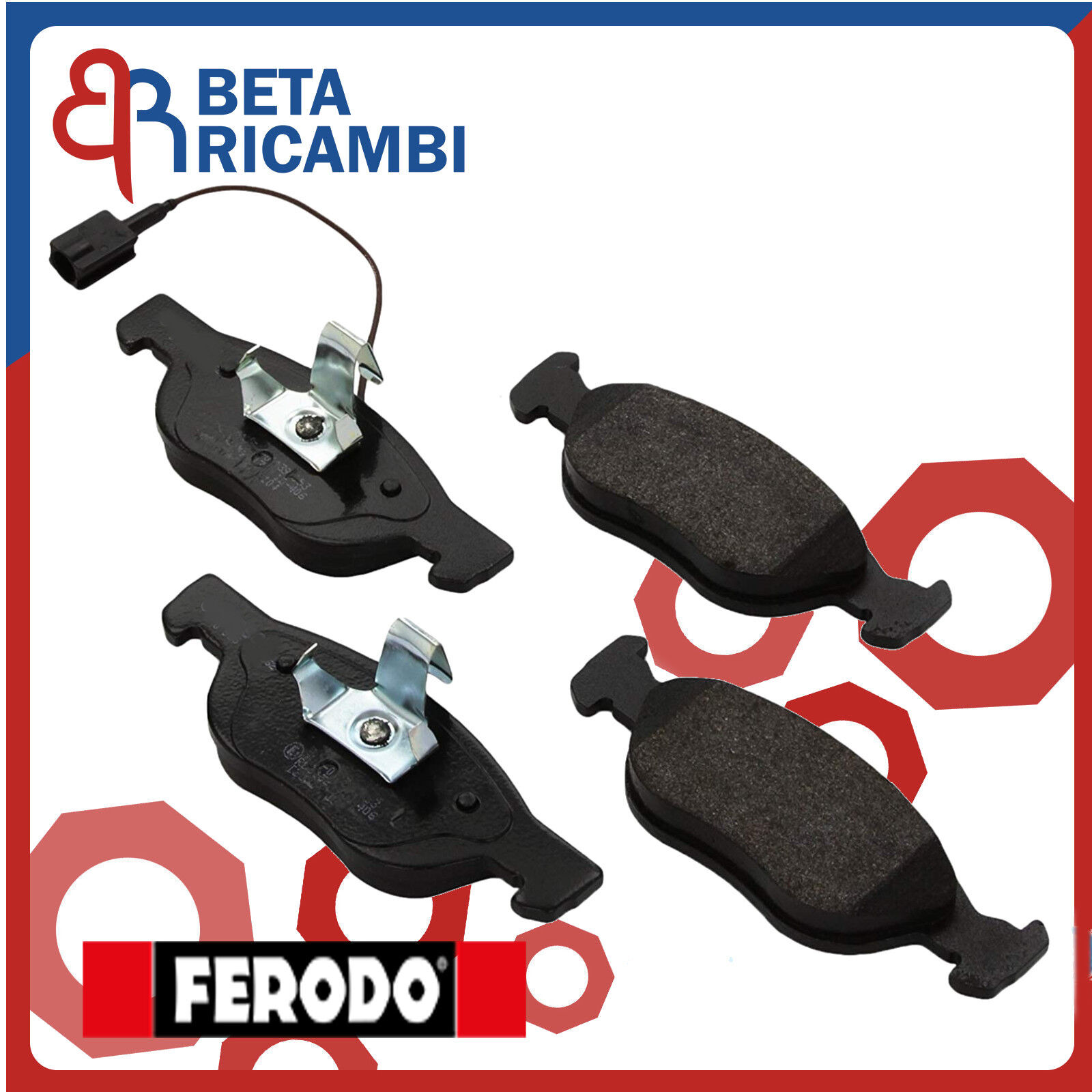 Pastiglie freni Fiat Punto 1.3 Multijet 188 anteriori Lancia Delta II