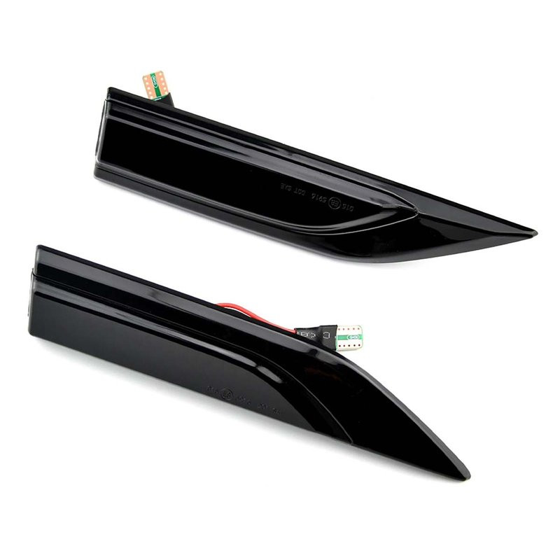 Kit Freccia Laterale a Led Side Marker Lente Fume Luce Arancione Dinamica Per VW