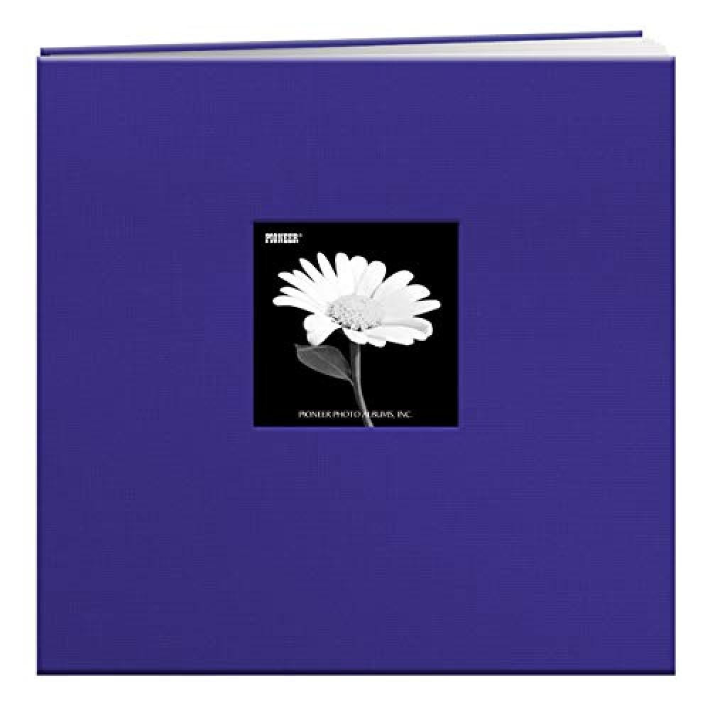 (TG. 12 "x 12") Book Cloth Cover Post Bound Album 12"X12"-Cobalt Blue - NUOVO