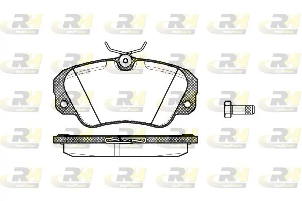 Pastiglie freno Assale anteriore 2382.00 ROADHOUSE per OPEL OMEGA B OMEGA A