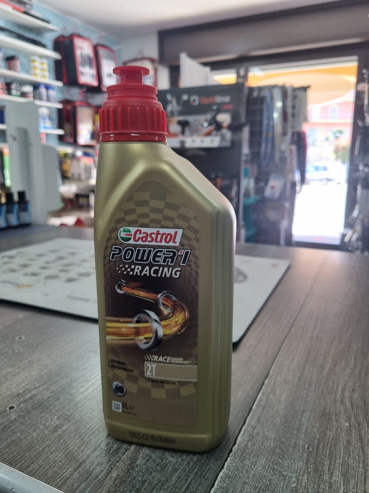 CASTROL 1 L LITRO POWER 1 RACING 2T TEMPI MOTO OLIO MOTORE OLIO MOTORE