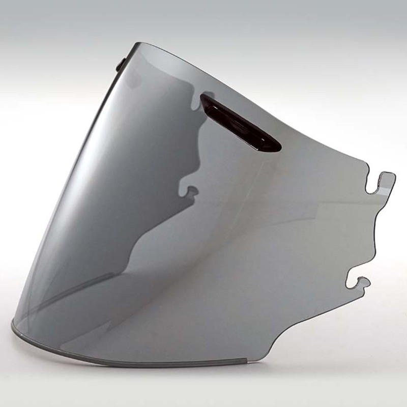 Schermo ARAI SZ Iridium Argento per casco jet.