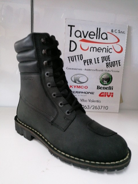 STYLMARTIN SCARPONCINI PELLE YU'ROK Nero TG.42