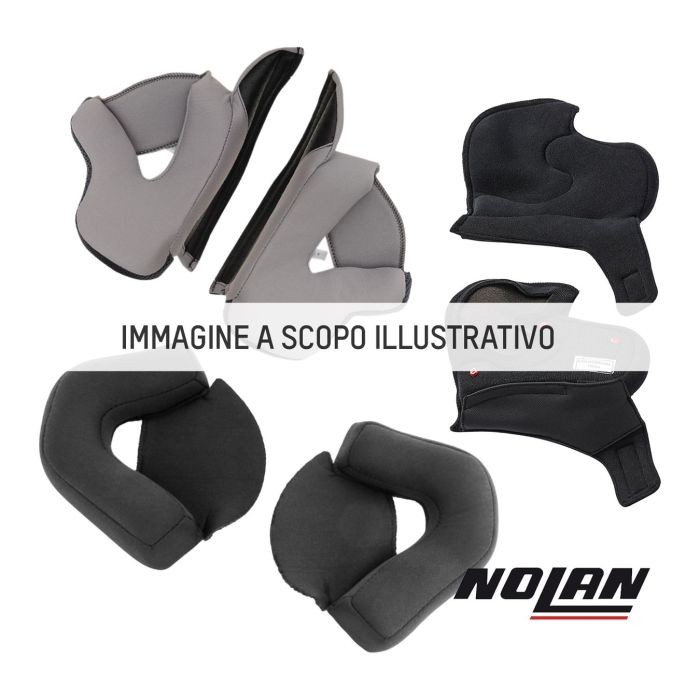 NOLAN SP.GUANCIALI.CLIMA COMFORT.XXS-XS-S58 MM.BLACK.EVO->2011-STD XS.N103