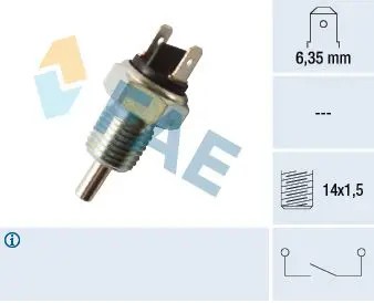 Interruttore retromarcia 40080 FAE per FIAT 850 Spider 850 Coupé 850