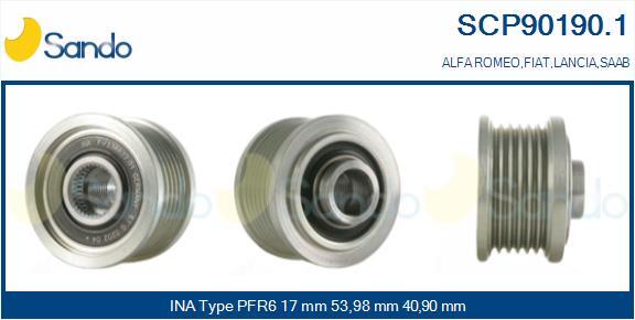 Puleggia cinghia, Alternatore SCP90190.1 SANDO