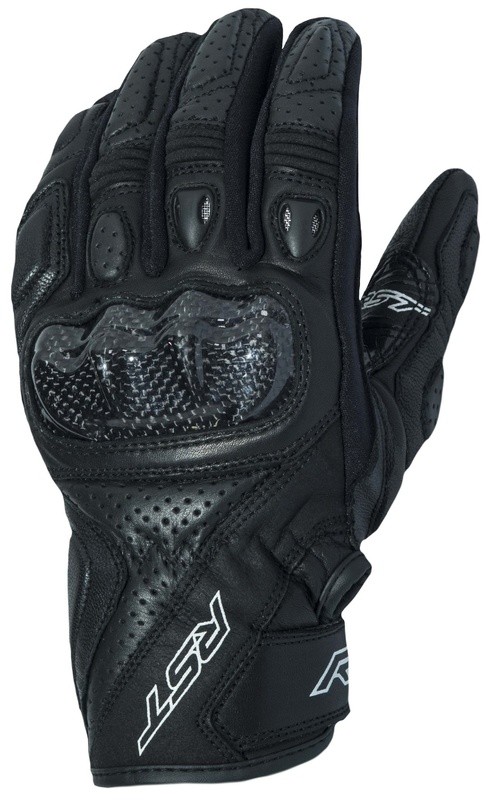Guanti RST Stunt III CE in pelle/tessuto - nero