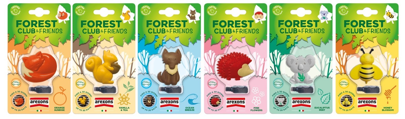 AREXONS 20401 - 2040 FOREST CLUB PINK FLOWER -