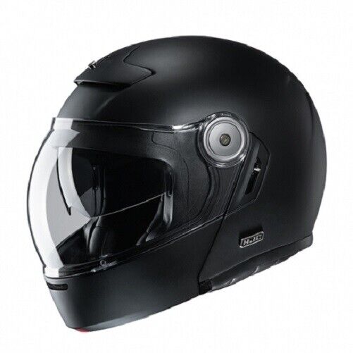 HJC CASCO MODULARE V90 SEMI MAT NOIR BLACK NERO OPACO VINTAGE TAGLIA XXL
