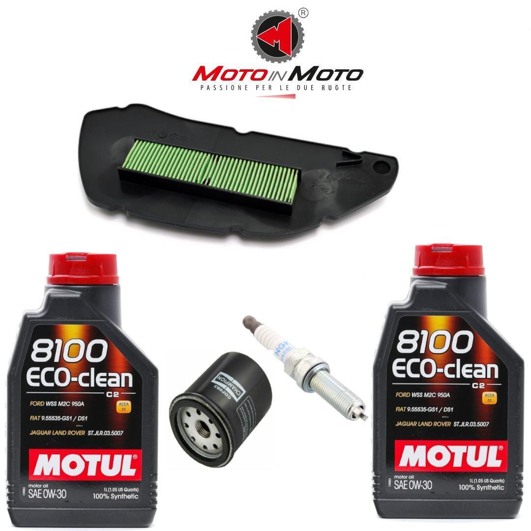 kit Olio Motul 0w30 Filtri E Candela Piaggio Medley 125 150 2016 2017 2018 2019