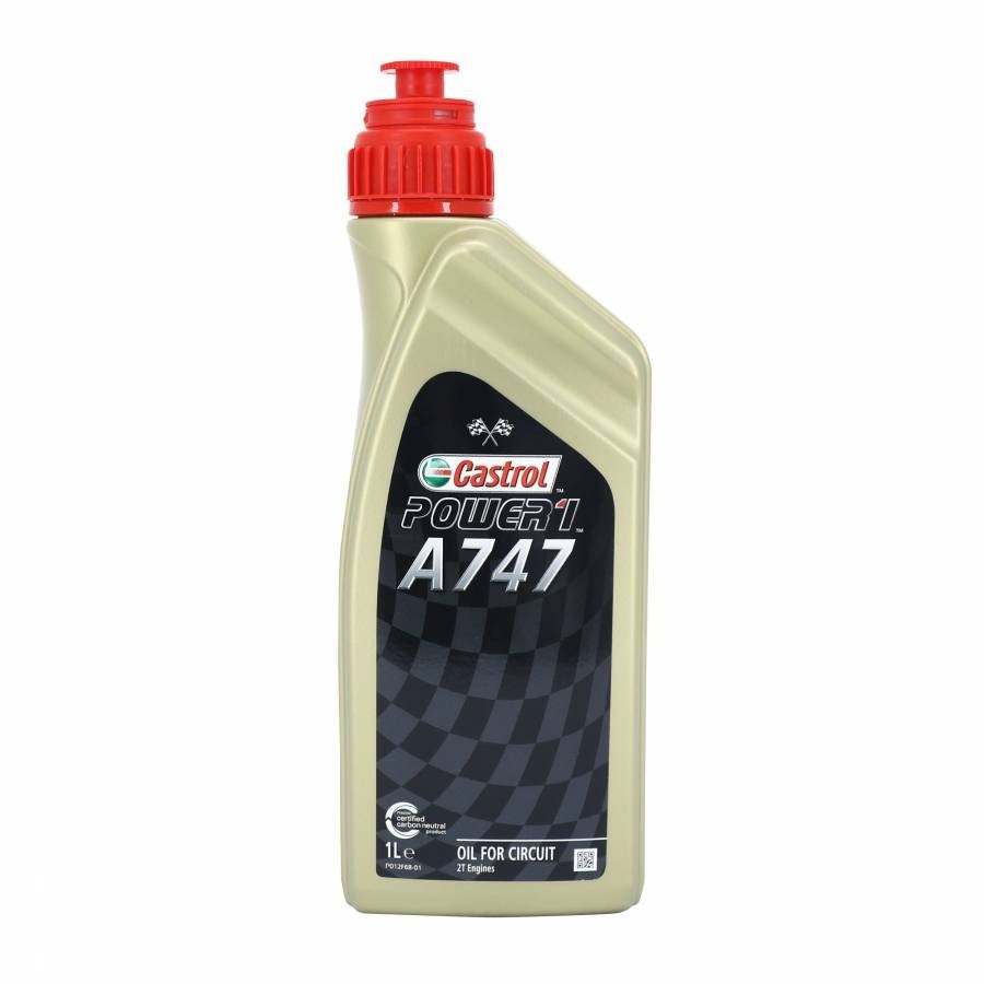 Olio motore 2 tempi Castrol A747 (1 l) competizione semi-sintetico (a base di ol