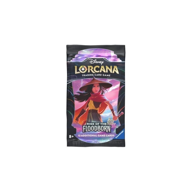 Ravensburger TGC Lorcana Disney - Rise of The Floodborn - 1 Bustina 12 Carte ENG